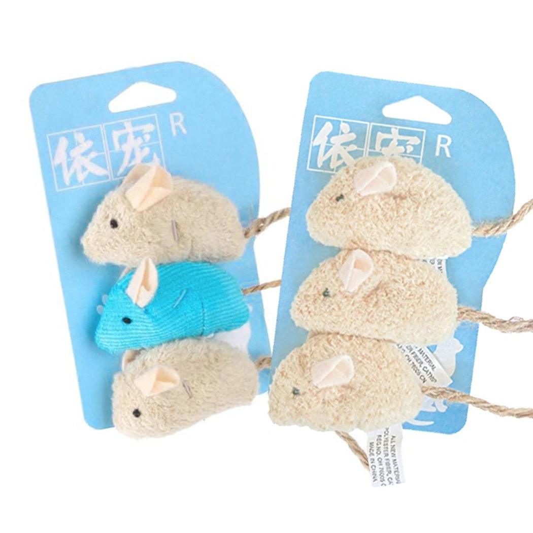 Soft Mouse Playing Toy 3Pcs | Pet Accessories