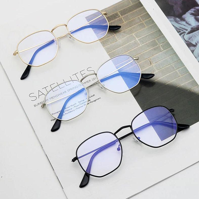 Vintage Sunglasses | Unisex Square Metal Frame Sunglasses