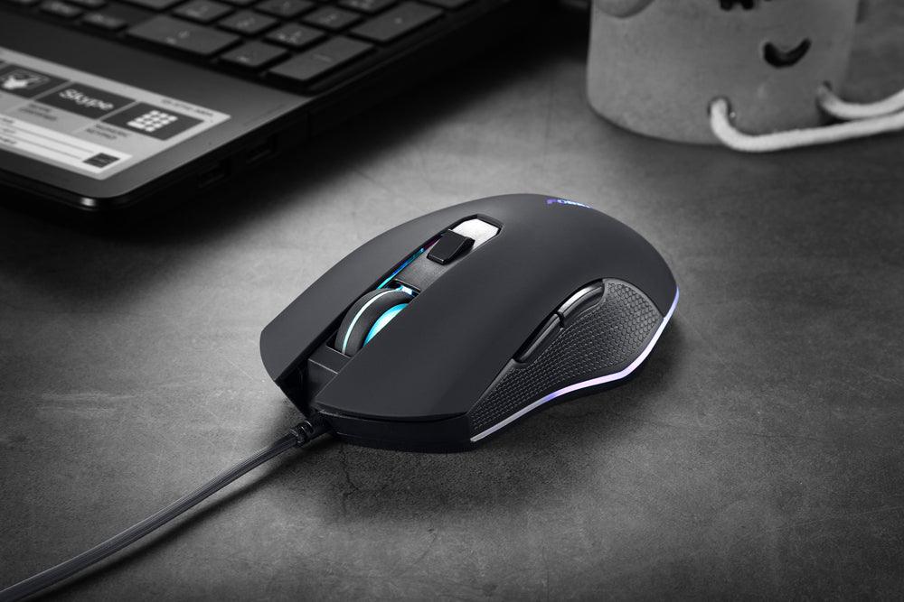 Stylish USB Wired Gaming Mouse - 6 Buttons, 3200 DPI