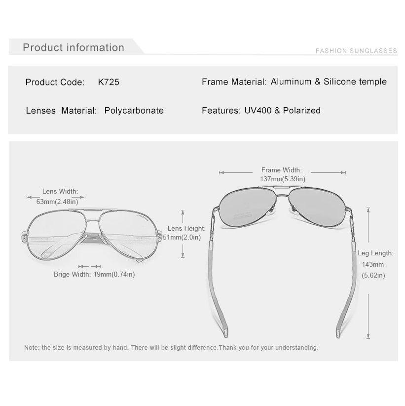 Kingseven Sunglasses Aluminium Polarised Unisex