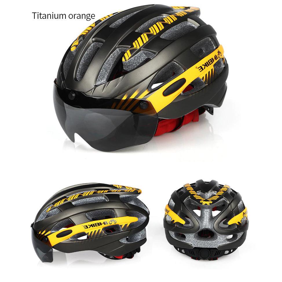 In-Bike Cycling Helmet with Goggles - Unisex