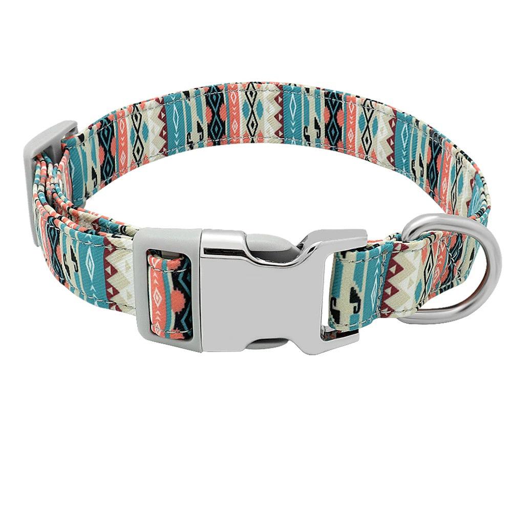 Trendy Printed Collar for Dogs - Multicolour