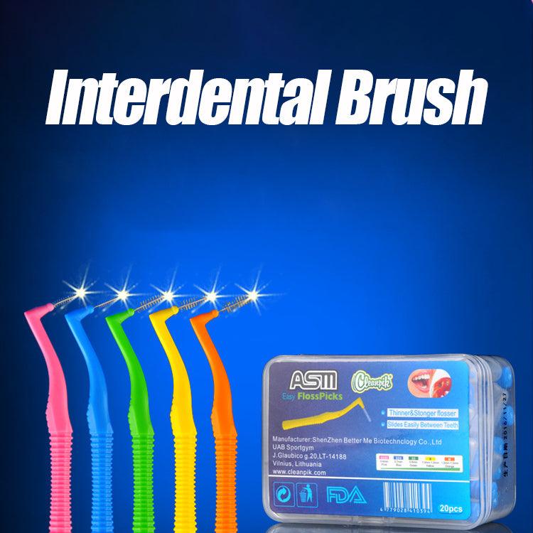 Interdental Brush for Dental Care and Oral Hygiene