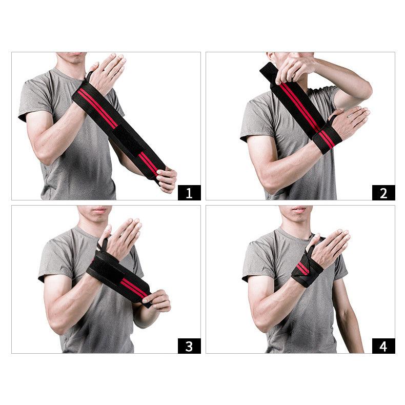 Elastic Breathable Wrist Support Strap for Weightlifting | Sports Accessories