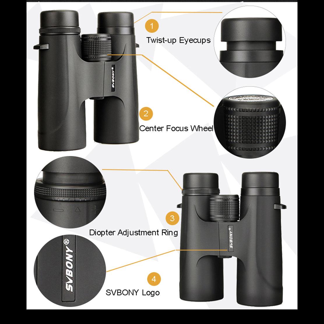 Powerful Professional Monocular Telescope for Outdoors SV40 10X42/8X32