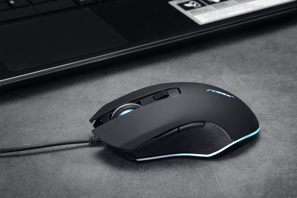 Stylish USB Wired Gaming Mouse - 6 Buttons, 3200 DPI
