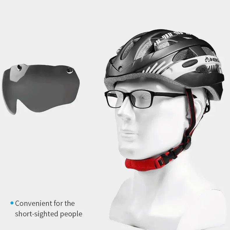 In-Bike Cycling Helmet with Goggles - Unisex