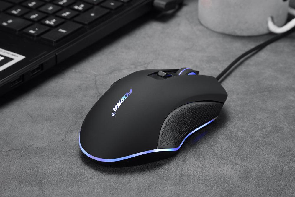 Stylish USB Wired Gaming Mouse - 6 Buttons, 3200 DPI