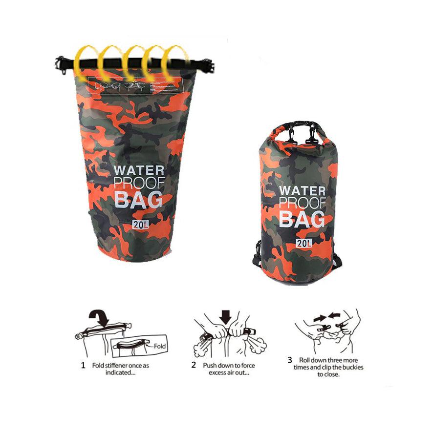 Waterproof Dry Pack Sack for Swimming,Kayaking and Outdoors | 2L - 30L