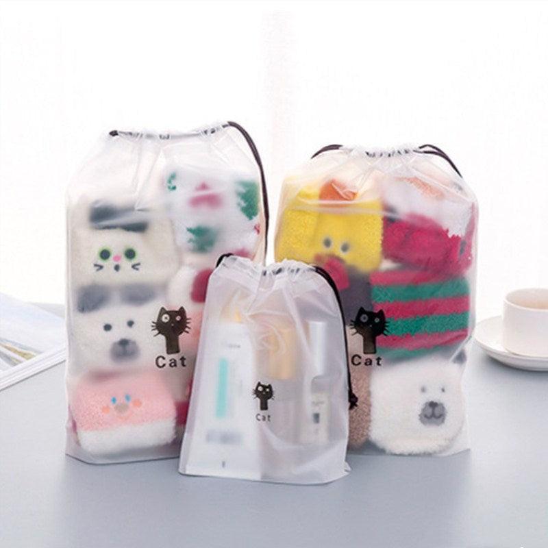 Transparent Swimming Storage Sack Bag for Beach Vacation and Outdoors