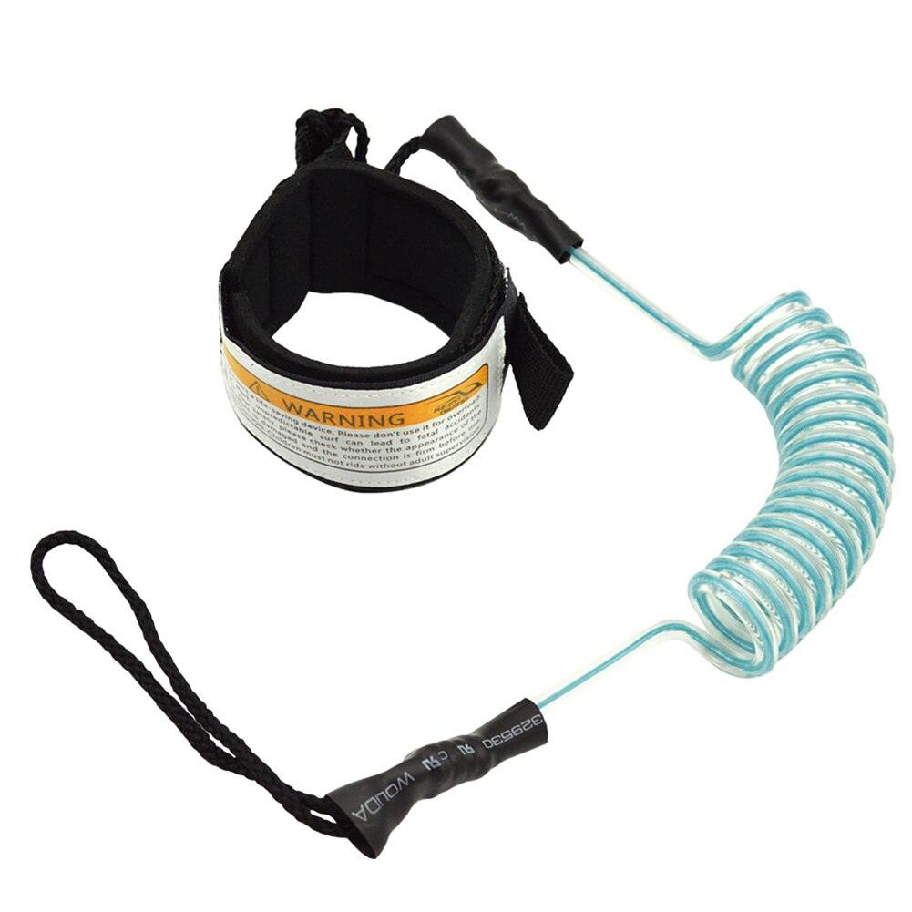 Surfboard Leash - 10ft Coiled Ankle Surfing Leash