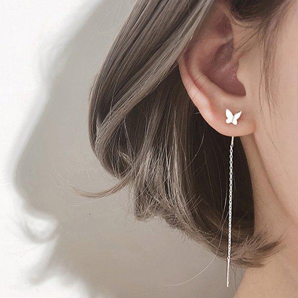 Long Tassel Earrings for Women 1 PC Ear Clip Zircon Ear Cuff | Fashion Jewelry