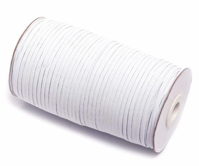 Elastic Bands for Clothes Garment Sewing - White and Black