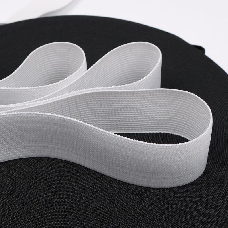 Elastic Bands for Clothes Garment Sewing - White and Black