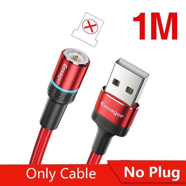 Essager Magnetic Charger Micro USB Type C Cable for iPhone Samsung Android