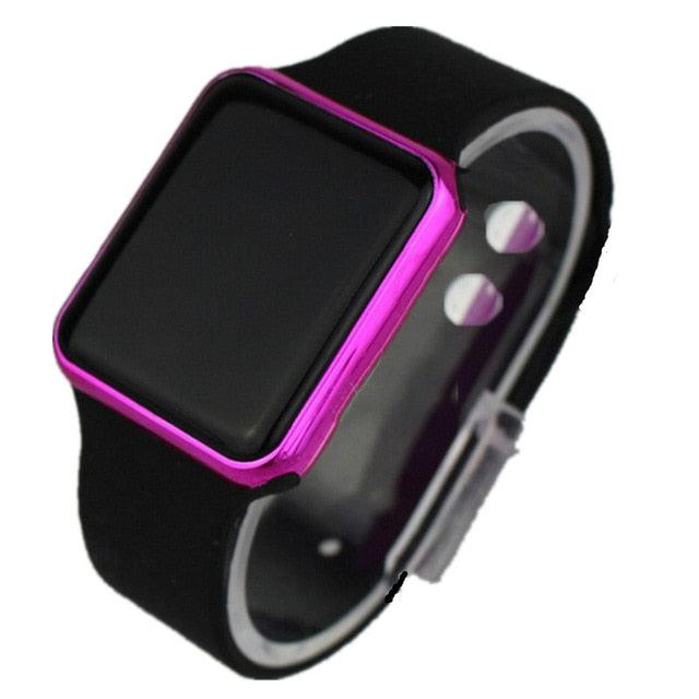 Kids LED Wristwatch with Silicone Strap Casual