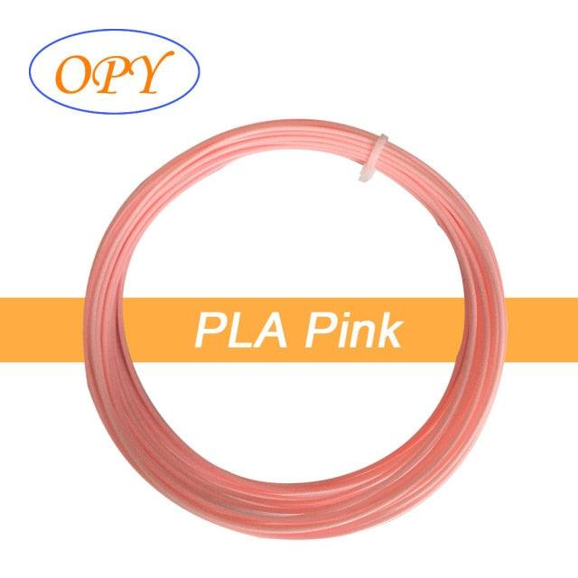 Filament 3D Pen PLA 1.75Mm Refill Plastic Silk 5 meter Marble shining Wood Gold Silver Copper Yellow Blue Pink Printer Material