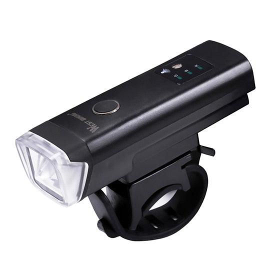 WEST BIKING Front Bicycle Light USB Rechargeable LED Bike Light Waterproof Cycling Headlight Climbing Safety Flashlight Lamps