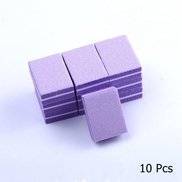 Double-sided Mini Nail Buffer Blocks - 10/ 25/ 50 Pcs