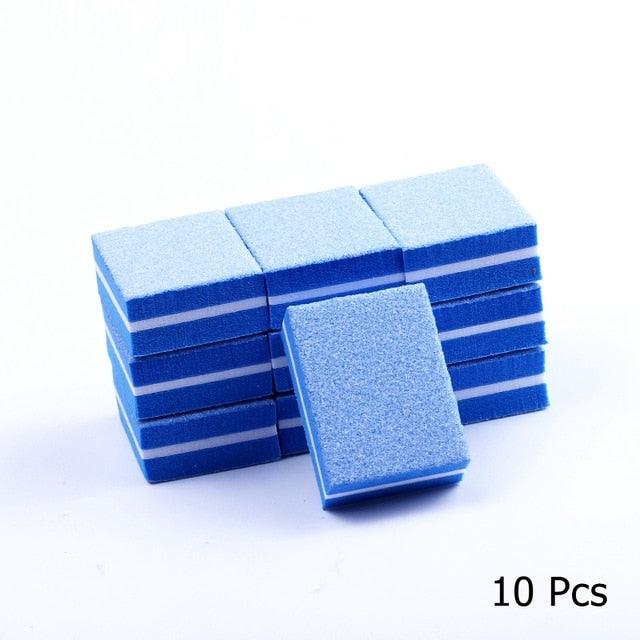 Double-sided Mini Nail Buffer Blocks - 10/ 25/ 50 Pcs