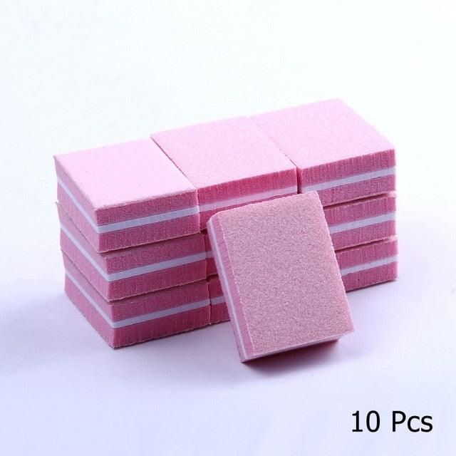 Double-sided Mini Nail Buffer Blocks - 10/ 25/ 50 Pcs