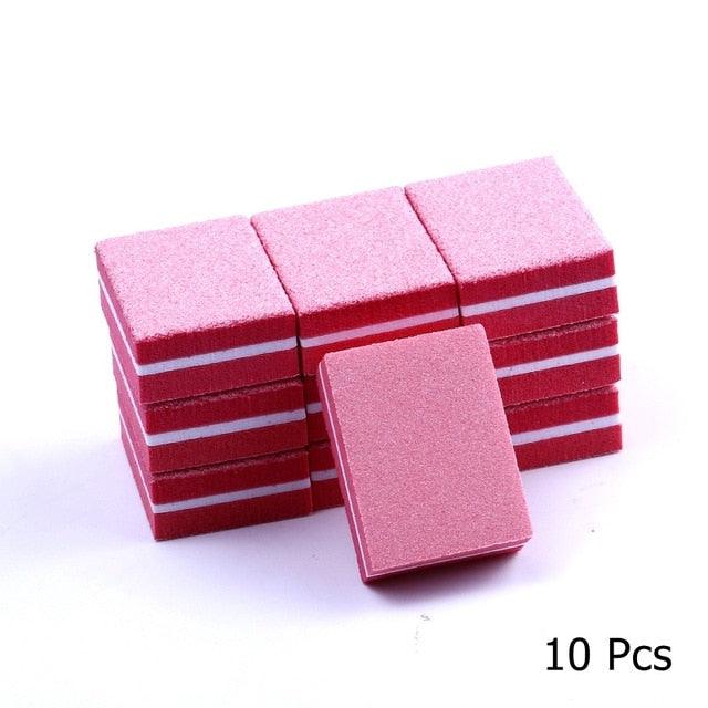 Double-sided Mini Nail Buffer Blocks - 10/ 25/ 50 Pcs