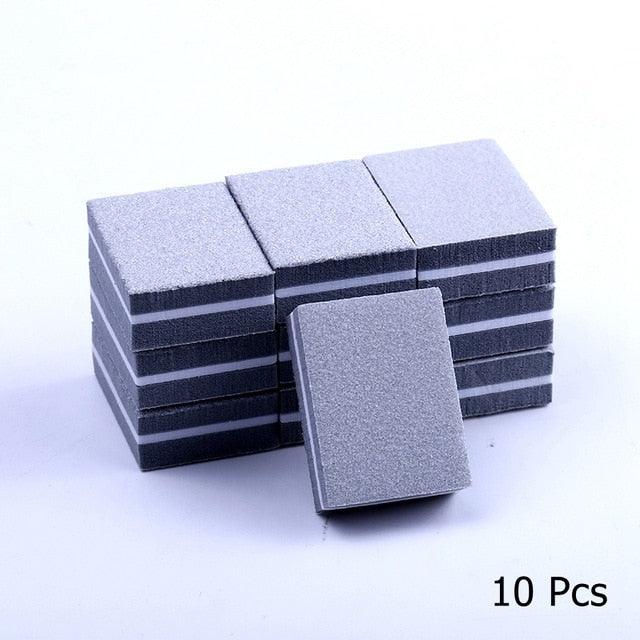 Double-sided Mini Nail Buffer Blocks - 10/ 25/ 50 Pcs