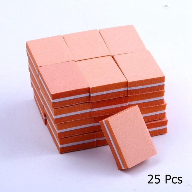 Double-sided Mini Nail Buffer Blocks - 10/ 25/ 50 Pcs