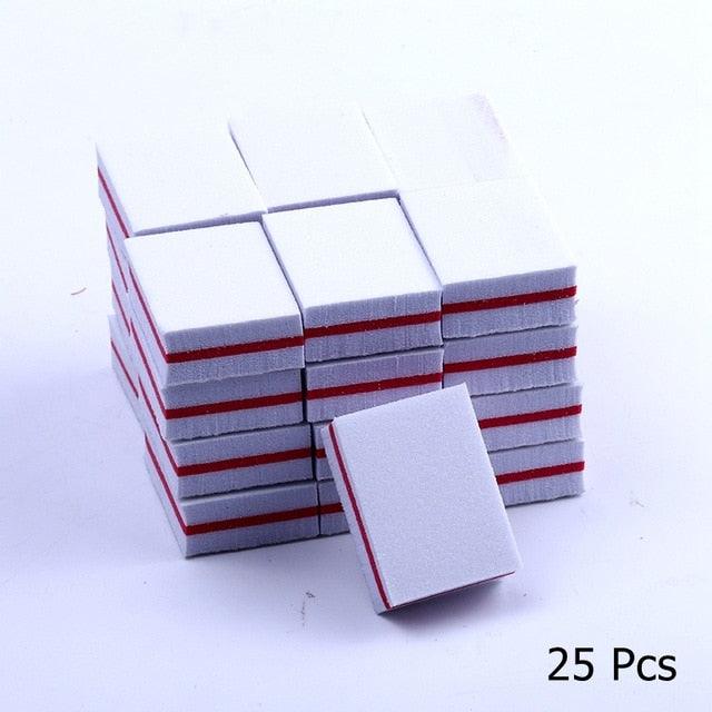 Double-sided Mini Nail Buffer Blocks - 10/ 25/ 50 Pcs