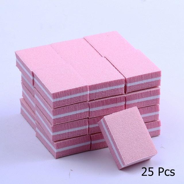 Double-sided Mini Nail Buffer Blocks - 10/ 25/ 50 Pcs