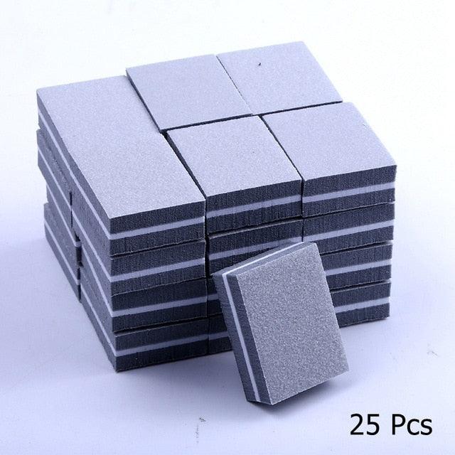 Double-sided Mini Nail Buffer Blocks - 10/ 25/ 50 Pcs