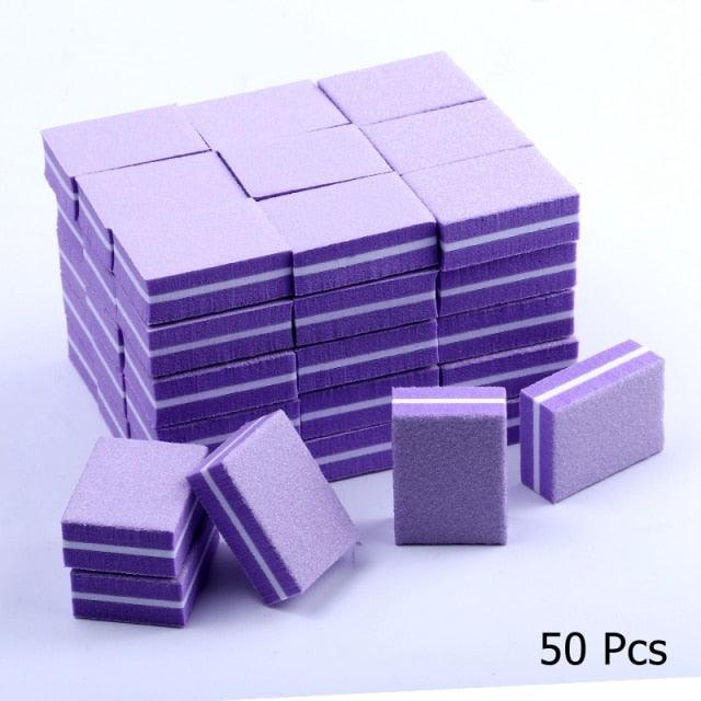 Double-sided Mini Nail Buffer Blocks - 10/ 25/ 50 Pcs