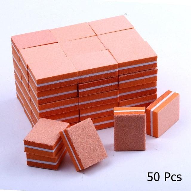 Double-sided Mini Nail Buffer Blocks - 10/ 25/ 50 Pcs