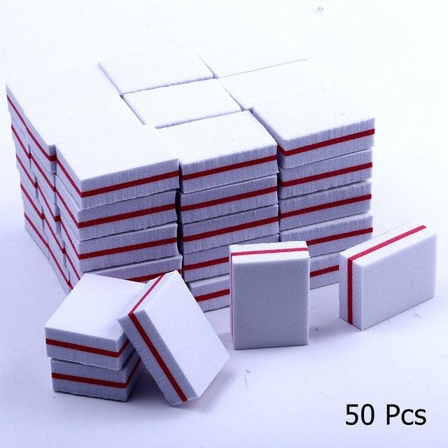 Double-sided Mini Nail Buffer Blocks - 10/ 25/ 50 Pcs