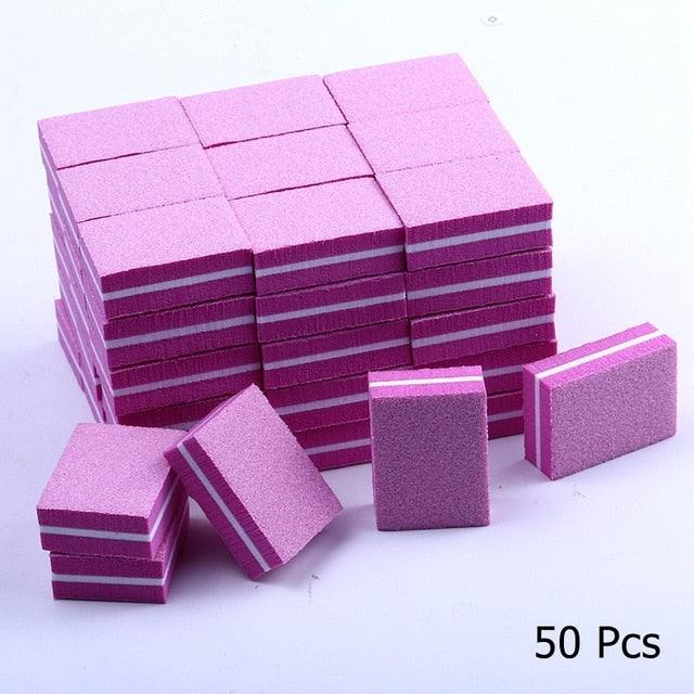 Double-sided Mini Nail Buffer Blocks - 10/ 25/ 50 Pcs