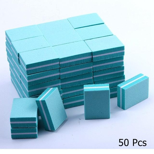 Double-sided Mini Nail Buffer Blocks - 10/ 25/ 50 Pcs