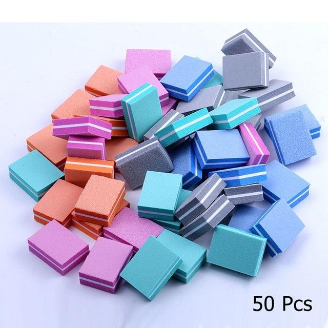 Double-sided Mini Nail Buffer Blocks - 10/ 25/ 50 Pcs