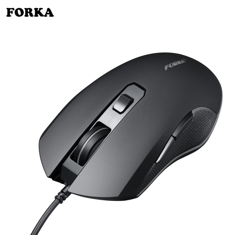 Stylish USB Wired Gaming Mouse - 6 Buttons, 3200 DPI