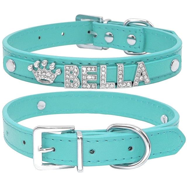 Bling Rhinestone Dog Collars for Small to Medium Dogs