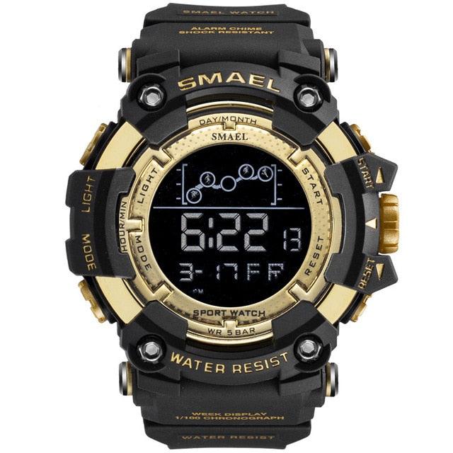 SMAEL Mens Watch | Military Waterproof Sport Wrist Watch Digital Stopwatches For Men 1802 Military Watches Male Relogio Masculino