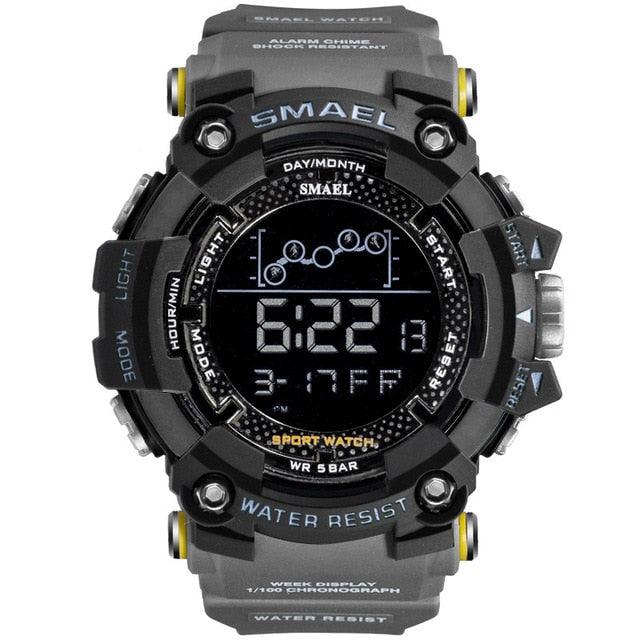 SMAEL Mens Watch | Military Waterproof Sport Wrist Watch Digital Stopwatches For Men 1802 Military Watches Male Relogio Masculino