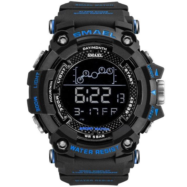 SMAEL Mens Watch | Military Waterproof Sport Wrist Watch Digital Stopwatches For Men 1802 Military Watches Male Relogio Masculino