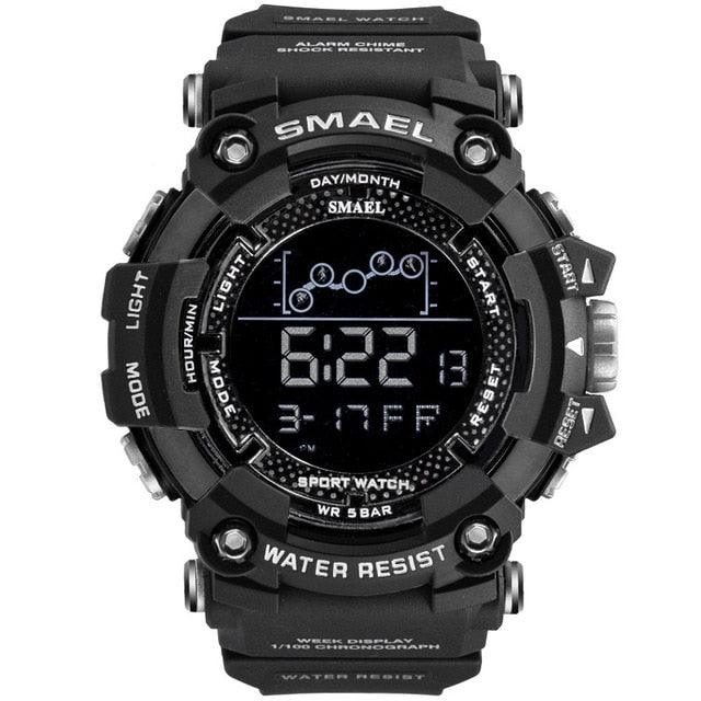 SMAEL Mens Watch | Military Waterproof Sport Wrist Watch Digital Stopwatches For Men 1802 Military Watches Male Relogio Masculino