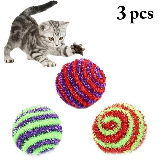 Soft Mouse Playing Toy 3Pcs | Pet Accessories