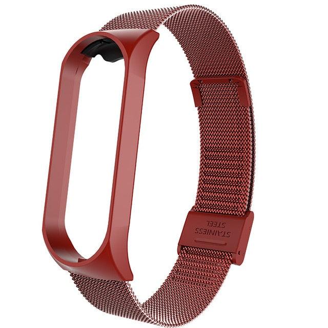 Xiaomi Mi Band Stainless Steel 3/4/5/6 Bracelet Wrist Band