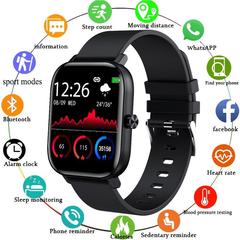 Lige Smart Multifunction Wristwatch with Bluetooth
