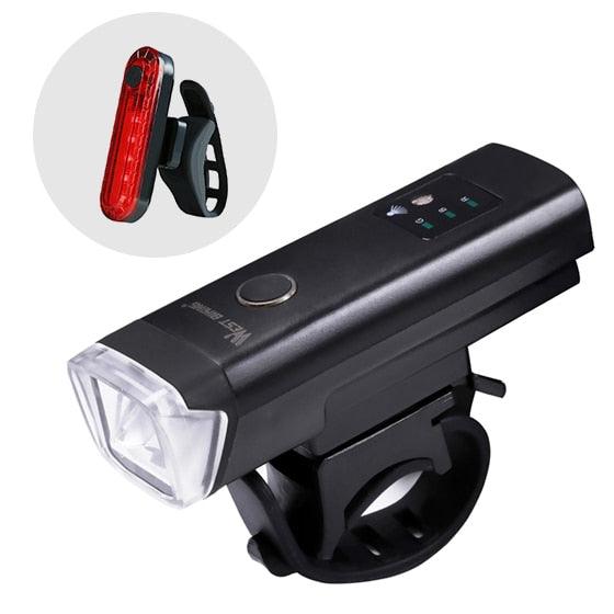 WEST BIKING Front Bicycle Light USB Rechargeable LED Bike Light Waterproof Cycling Headlight Climbing Safety Flashlight Lamps