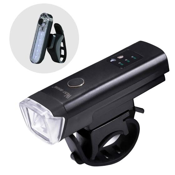 WEST BIKING Front Bicycle Light USB Rechargeable LED Bike Light Waterproof Cycling Headlight Climbing Safety Flashlight Lamps