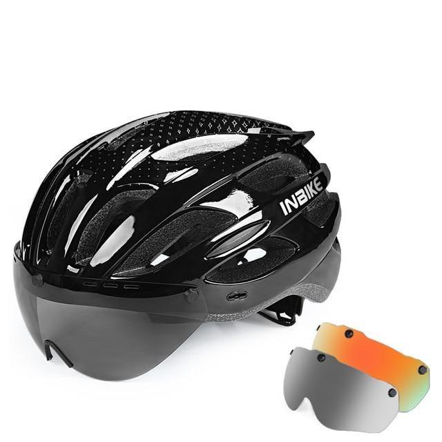 In-Bike Cycling Helmet with Goggles - Unisex