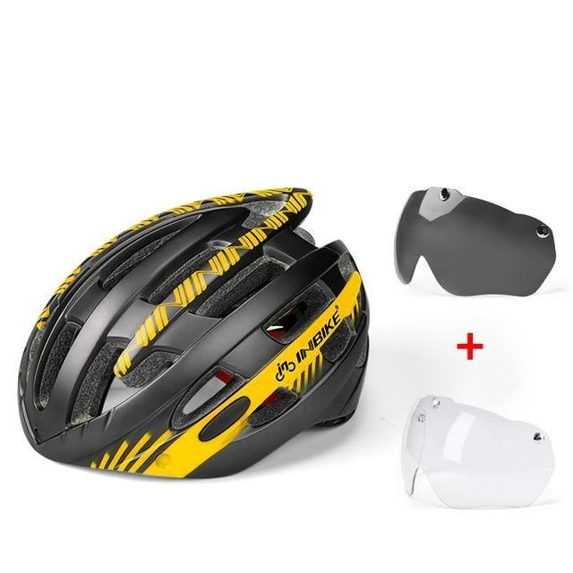 In-Bike Cycling Helmet with Goggles - Unisex